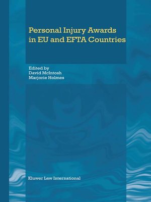 cover image of Personal Injury Awards in EU and EFTA Countries